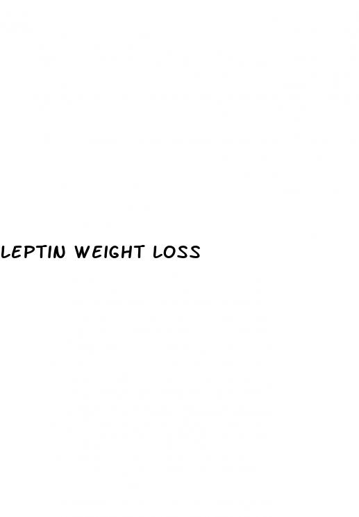 leptin weight loss