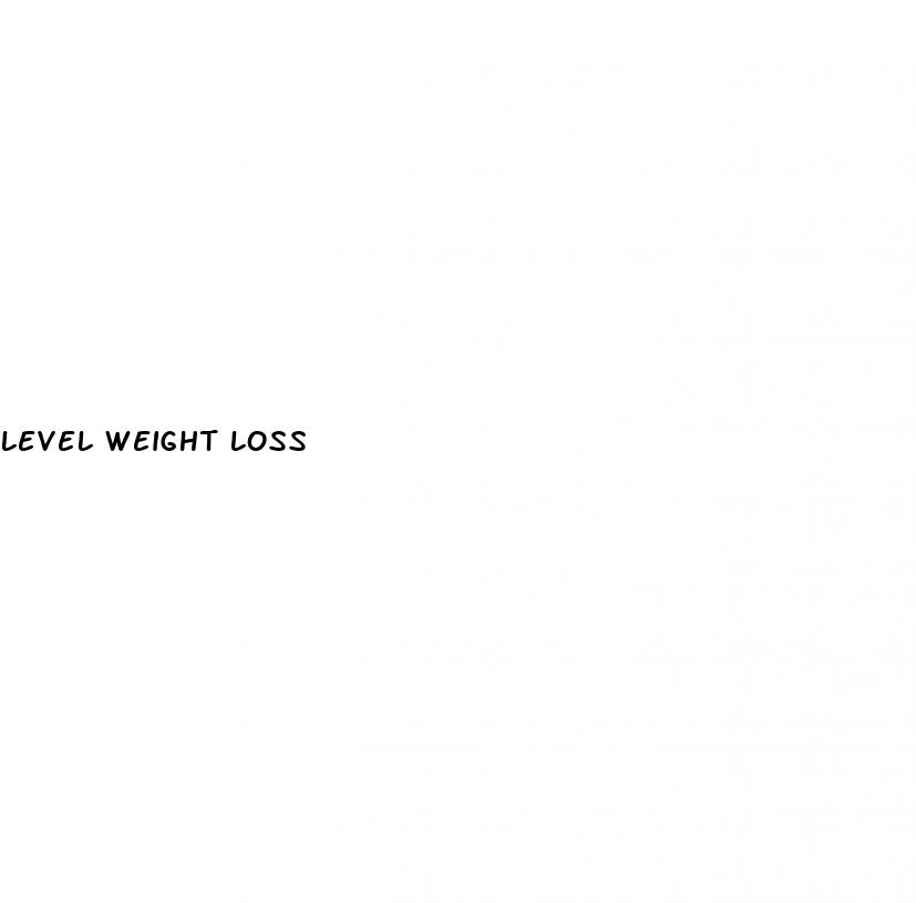 level weight loss