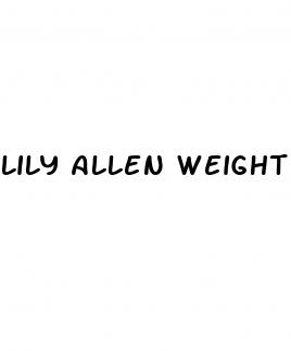 lily allen weight loss