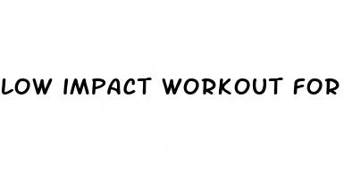 low impact workout for weight loss
