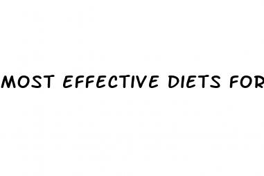 most effective diets for rapid weight loss