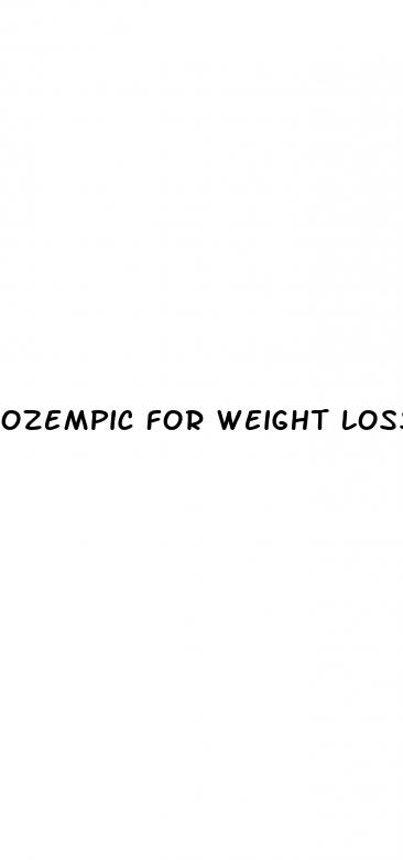 ozempic for weight loss weight watchers