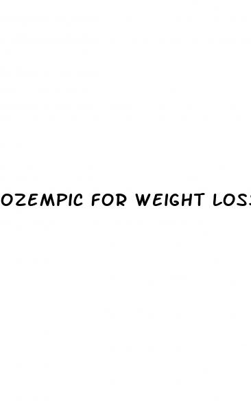 ozempic for weight loss cost