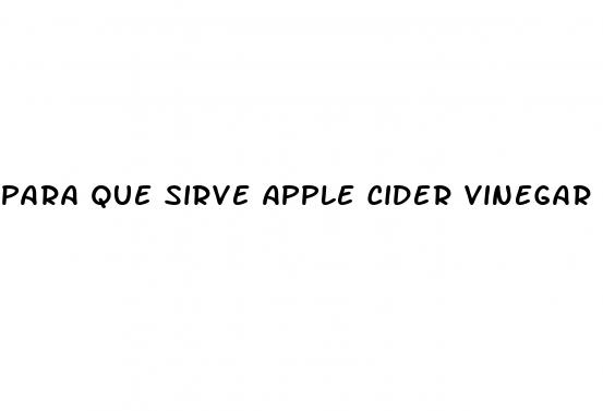 para que sirve apple cider vinegar capsules