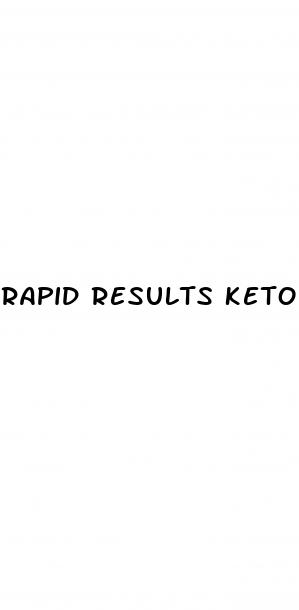 rapid results keto gummies