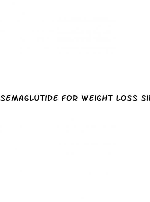semaglutide for weight loss side effects
