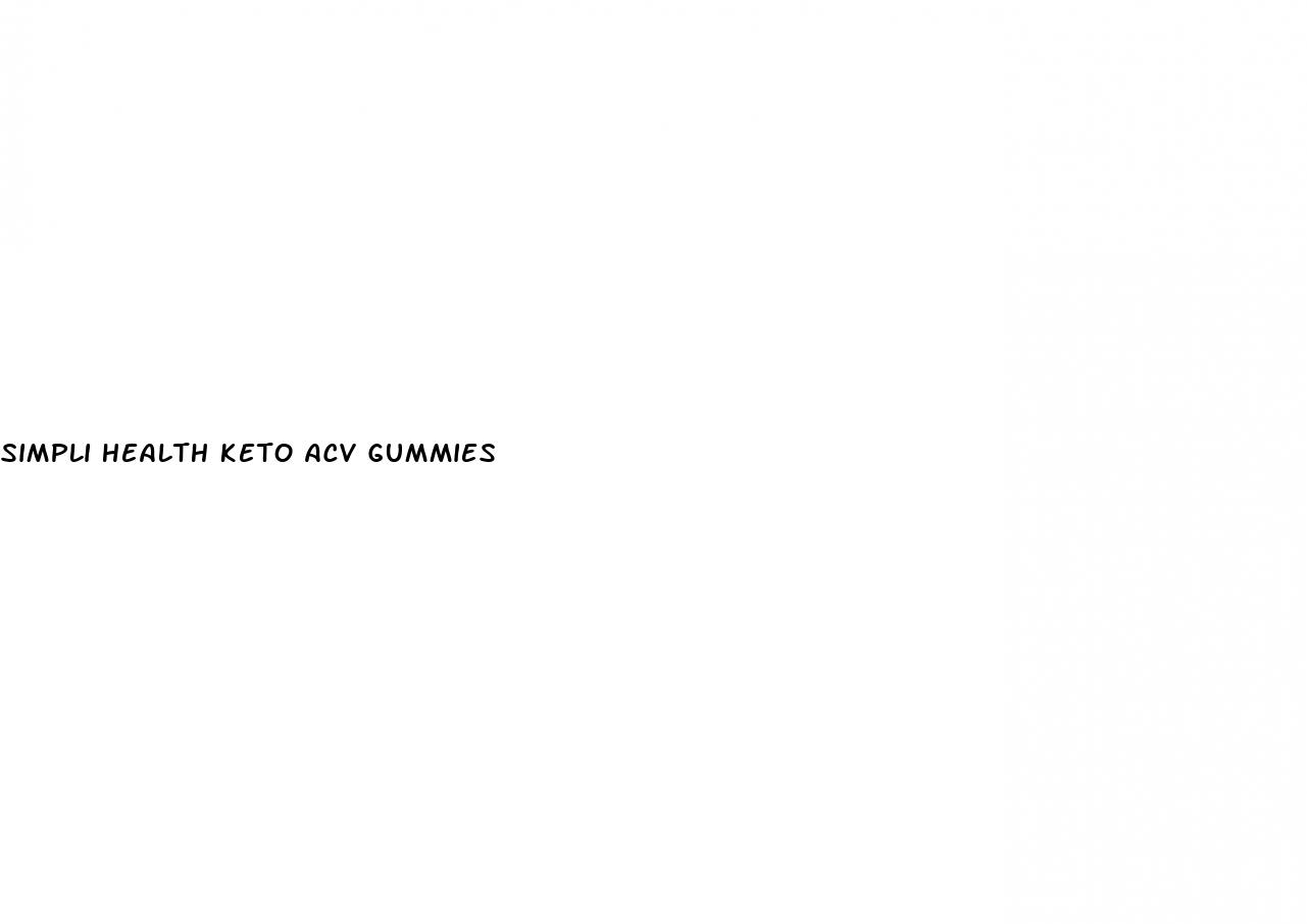 simpli health keto acv gummies