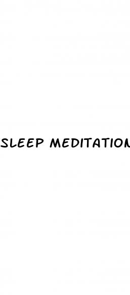 sleep meditation for weight loss
