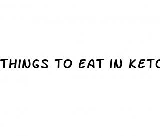 things to eat in keto diet