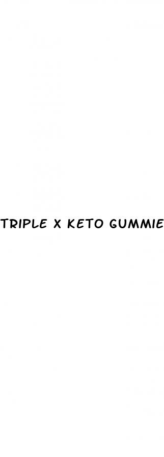 triple x keto gummies