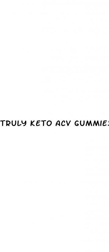 truly keto acv gummies
