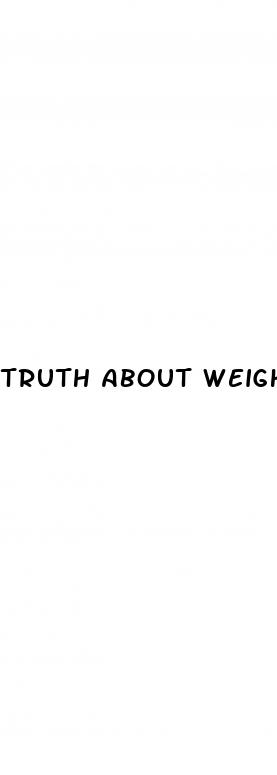 truth about weight loss