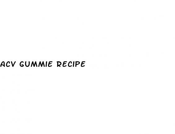 acv gummie recipe