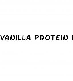 vanilla protein powder for weight loss