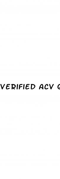 verified acv gummies