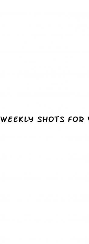 weekly shots for weight loss