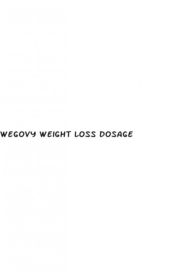 wegovy weight loss dosage