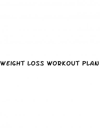 weight loss workout plan women