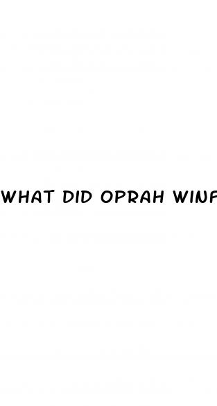 what did oprah winfrey use to lose weight