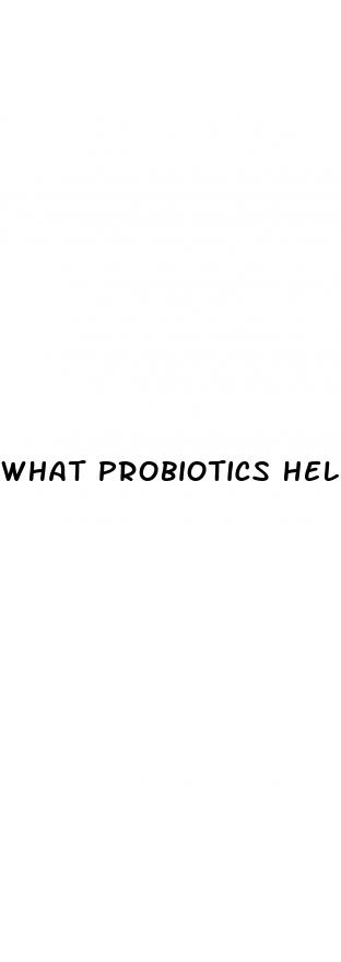 what probiotics help with weight loss