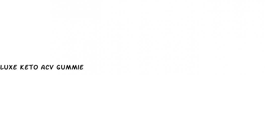 luxe keto acv gummie