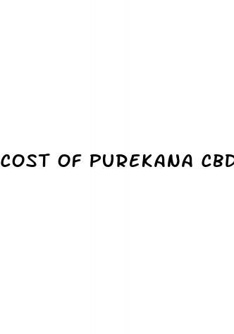 cost of purekana cbd gummies