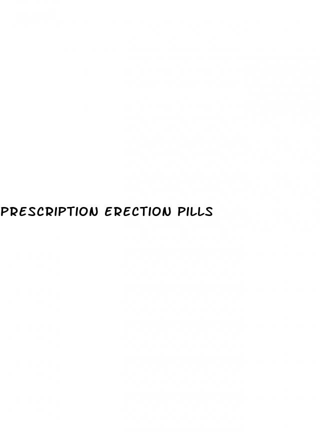 prescription erection pills