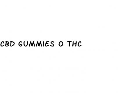 cbd gummies 0 thc