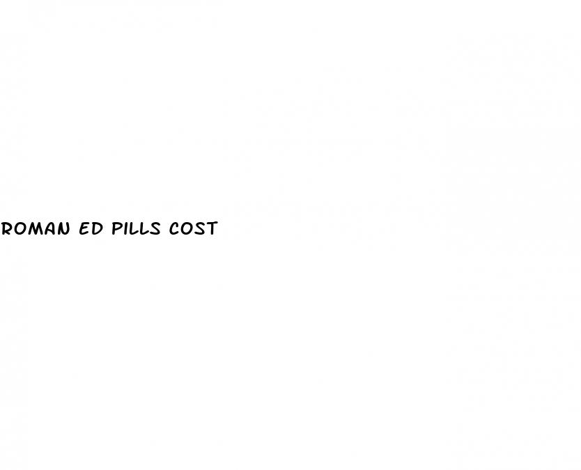 roman ed pills cost