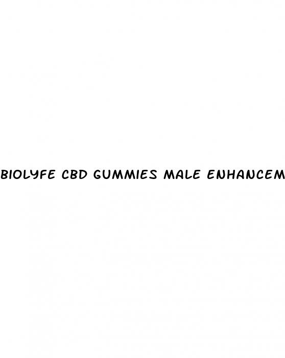 biolyfe cbd gummies male enhancement system
