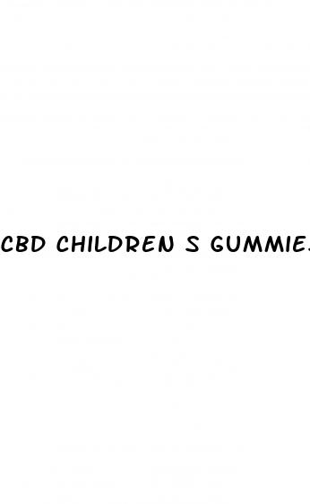 cbd children s gummies