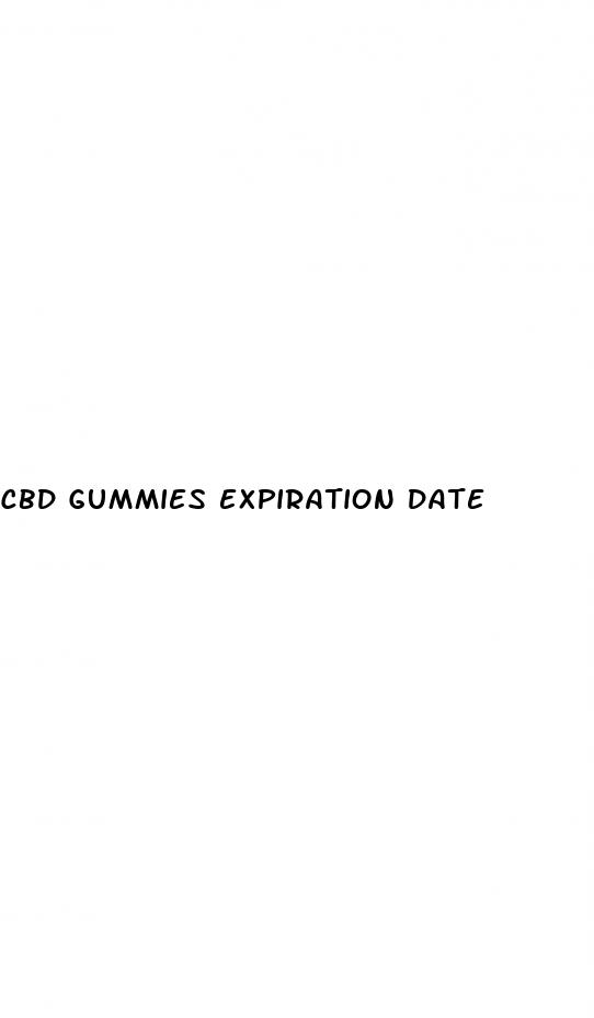 cbd gummies expiration date