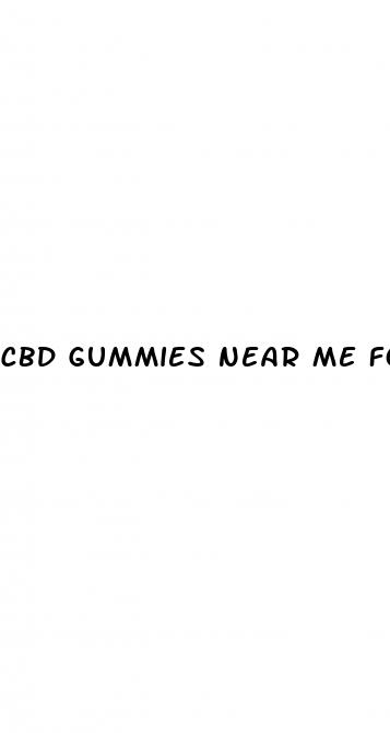 cbd gummies near me for ed