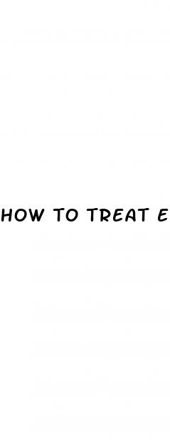 how to treat ed without pills