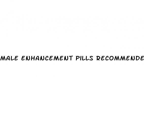 male enhancement pills recommended by dr oz