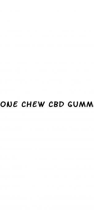 one chew cbd gummies