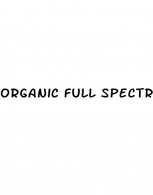 organic full spectrum cbd gummies