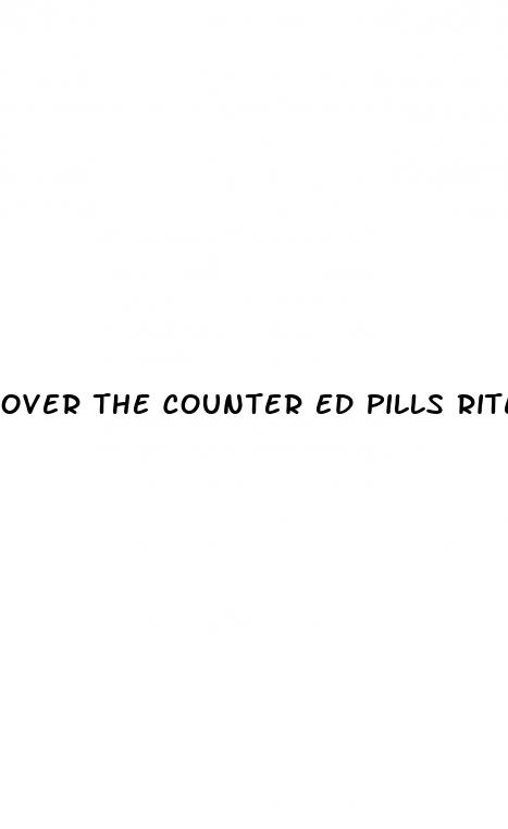 over the counter ed pills rite aid