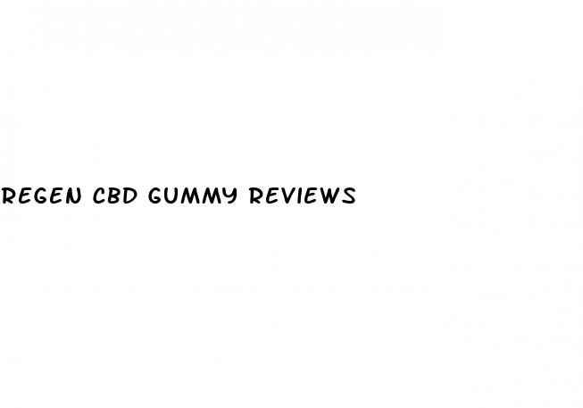 regen cbd gummy reviews