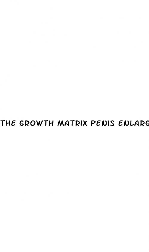 the growth matrix penis enlargment