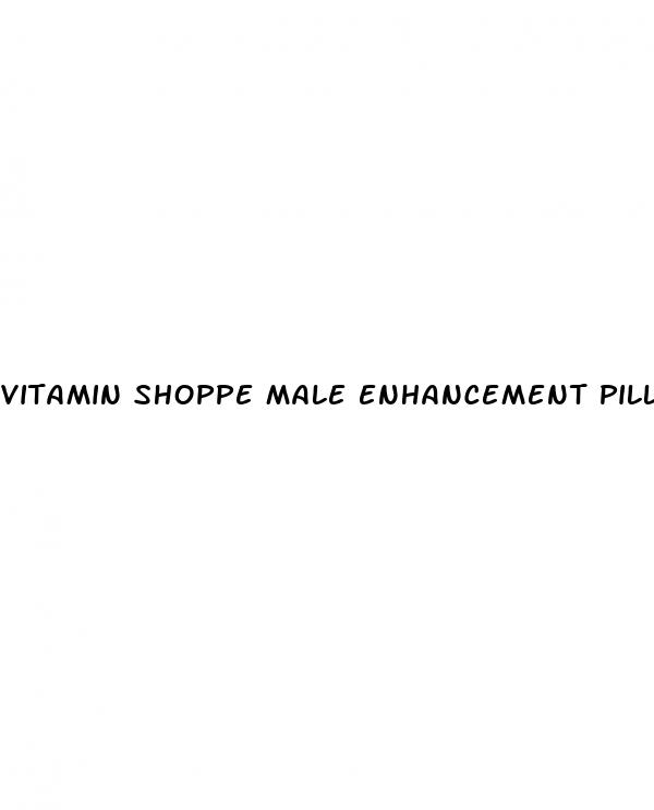 vitamin shoppe male enhancement pills
