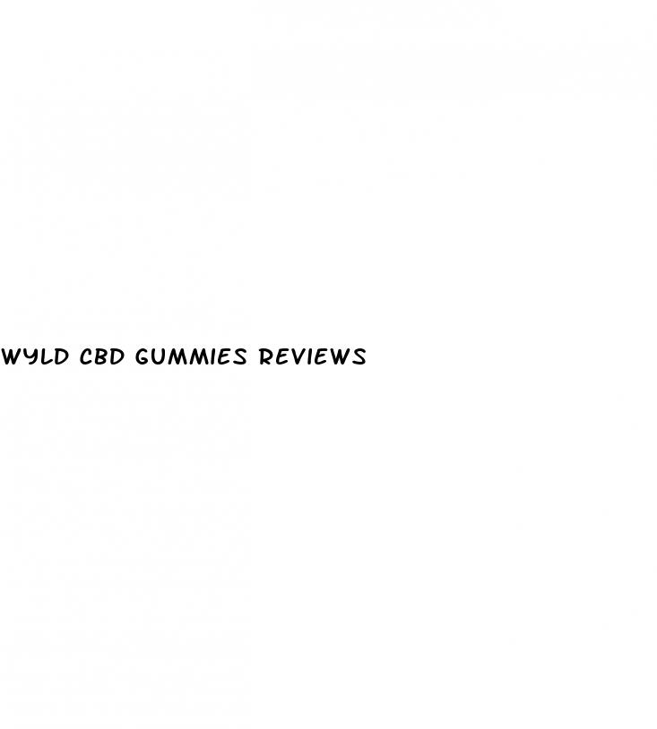 wyld cbd gummies reviews