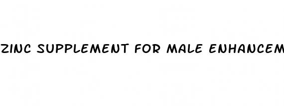 zinc supplement for male enhancement