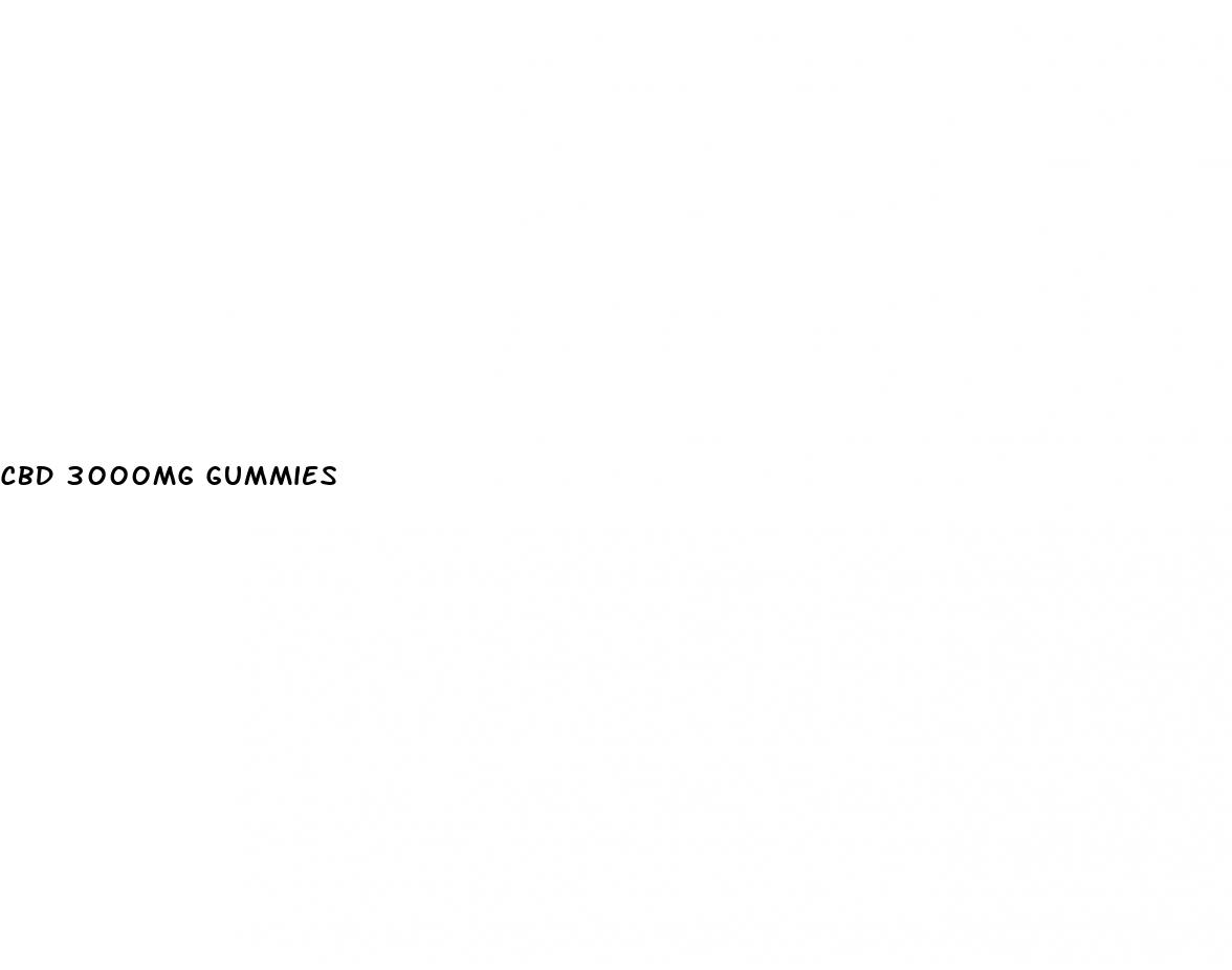 cbd 3000mg gummies