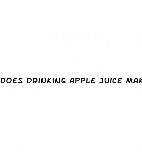 does drinking apple juice make your penis bigger