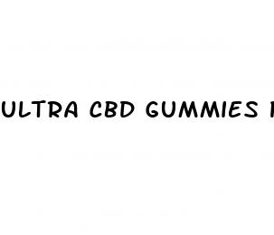 ultra cbd gummies precio
