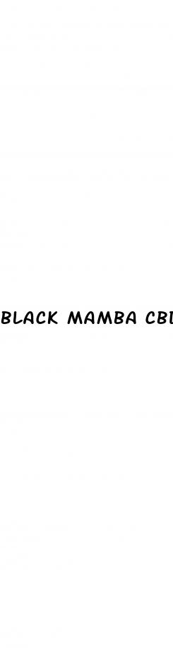 black mamba cbd gummies