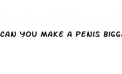 can you make a penis bigger
