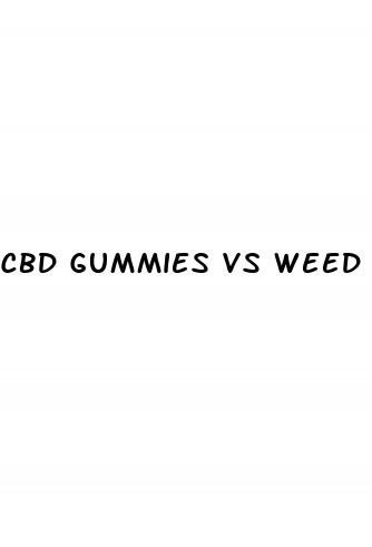 cbd gummies vs weed gummies