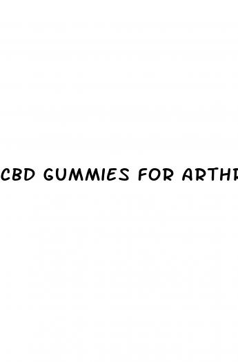 cbd gummies for arthritis